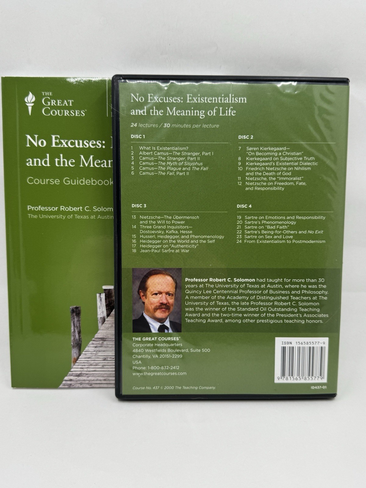 No Excuses Existentialism & the Meaning of Life Robert Solomon GUIDEBOOK DVD