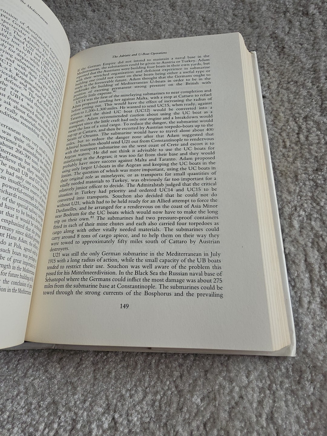 THE NAVAL WAR IN THE MEDITERRANEAN, 1914-1918 By Paul G. Halpern – Hardcover VG+