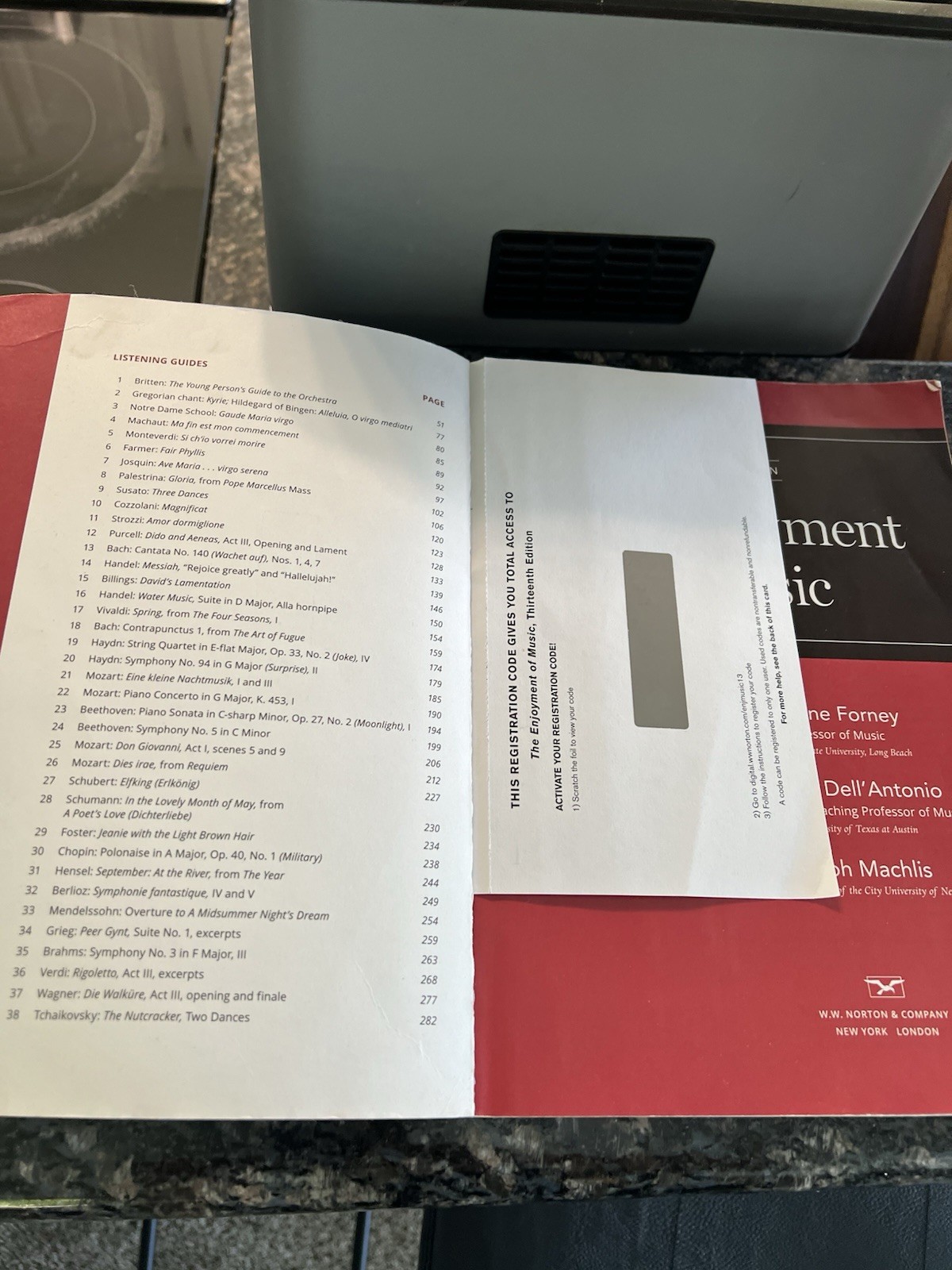 The Enjoyment of Music (13th edition) by Forney et al. (ACCESS CODE INCLUDED)