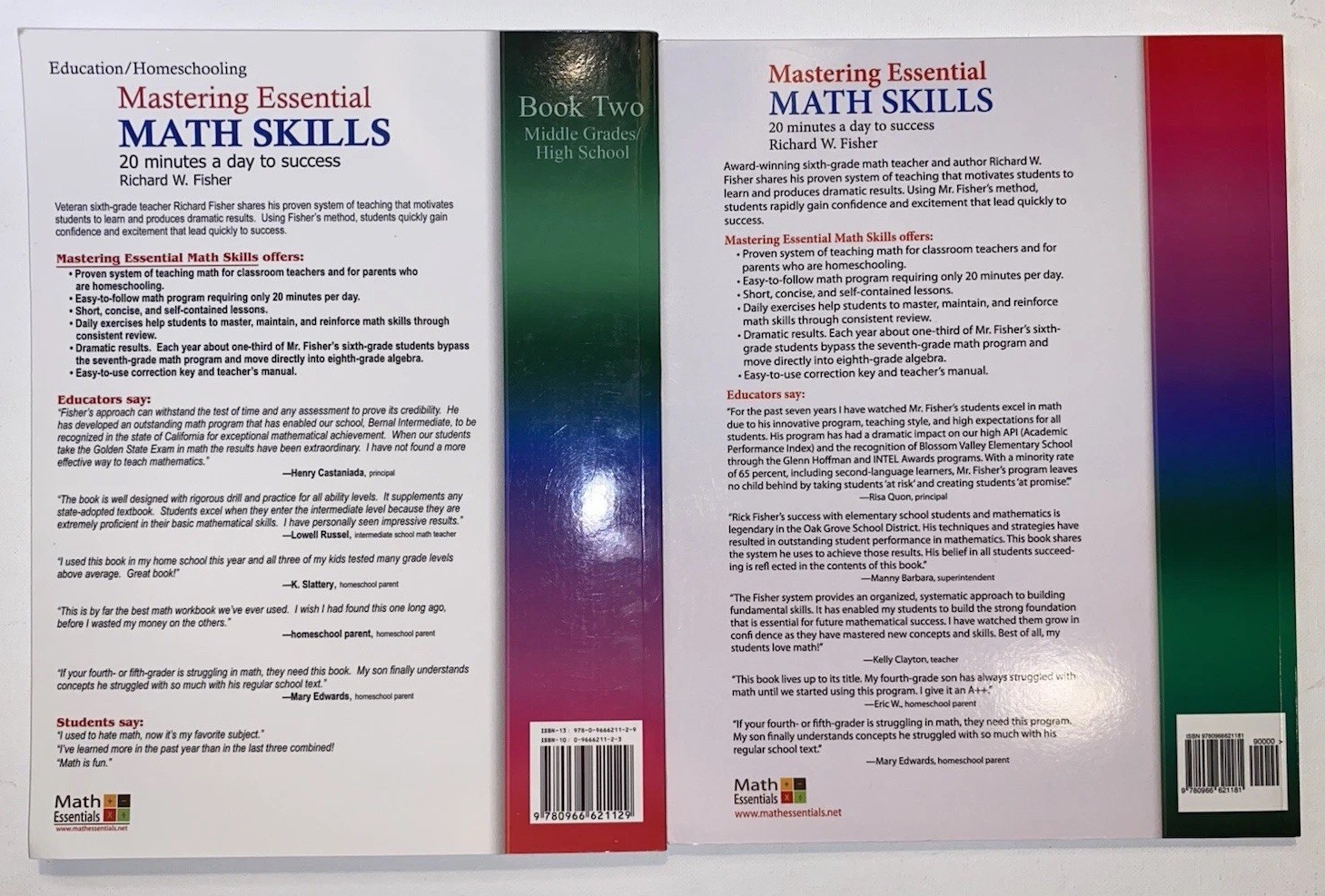 Mastering Essential Math Skills Middle School & Problem Solving Grade 4-6 Books