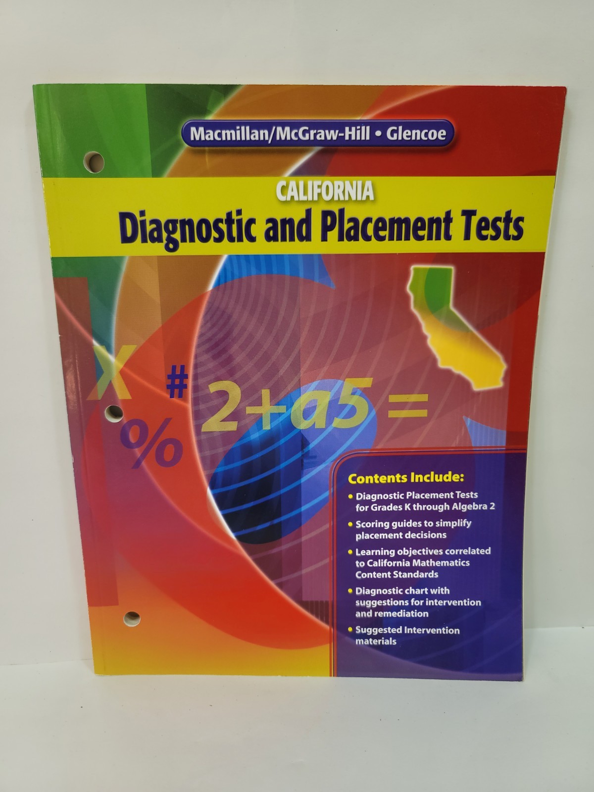 California Diagnostic And Placement Test For Mathematics Macmillan/Mcgraw-Hill