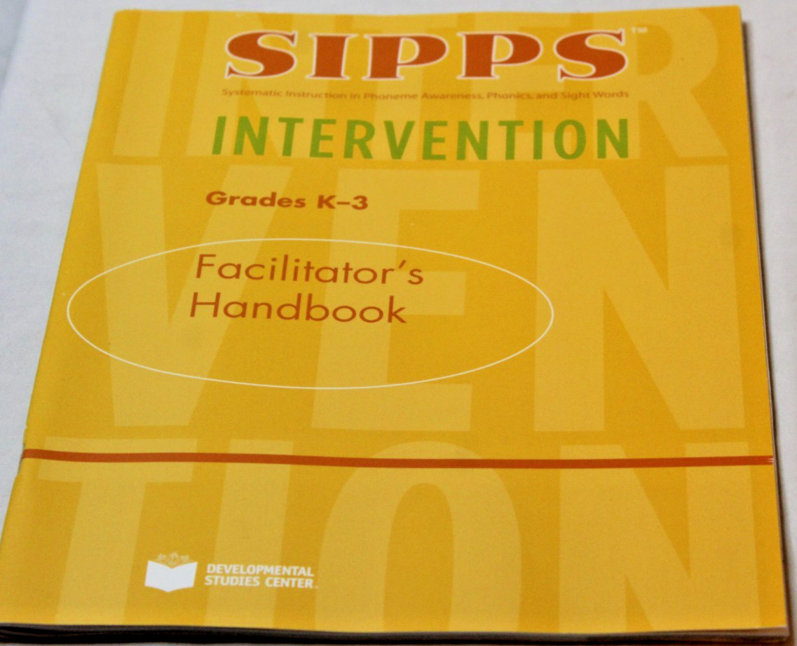 SIPPS Intervention Grades K-3 Staff Development Support Kit