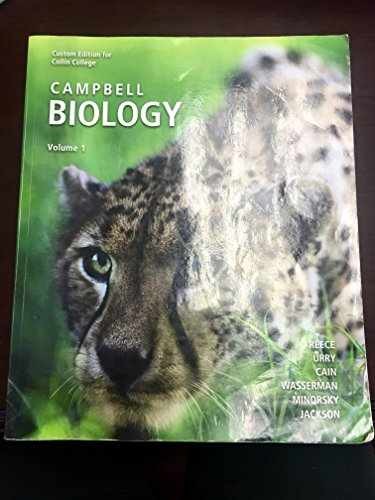 Campbell Biology (Volume 1) – Paperback, by Jane B. Reece – Acceptable n