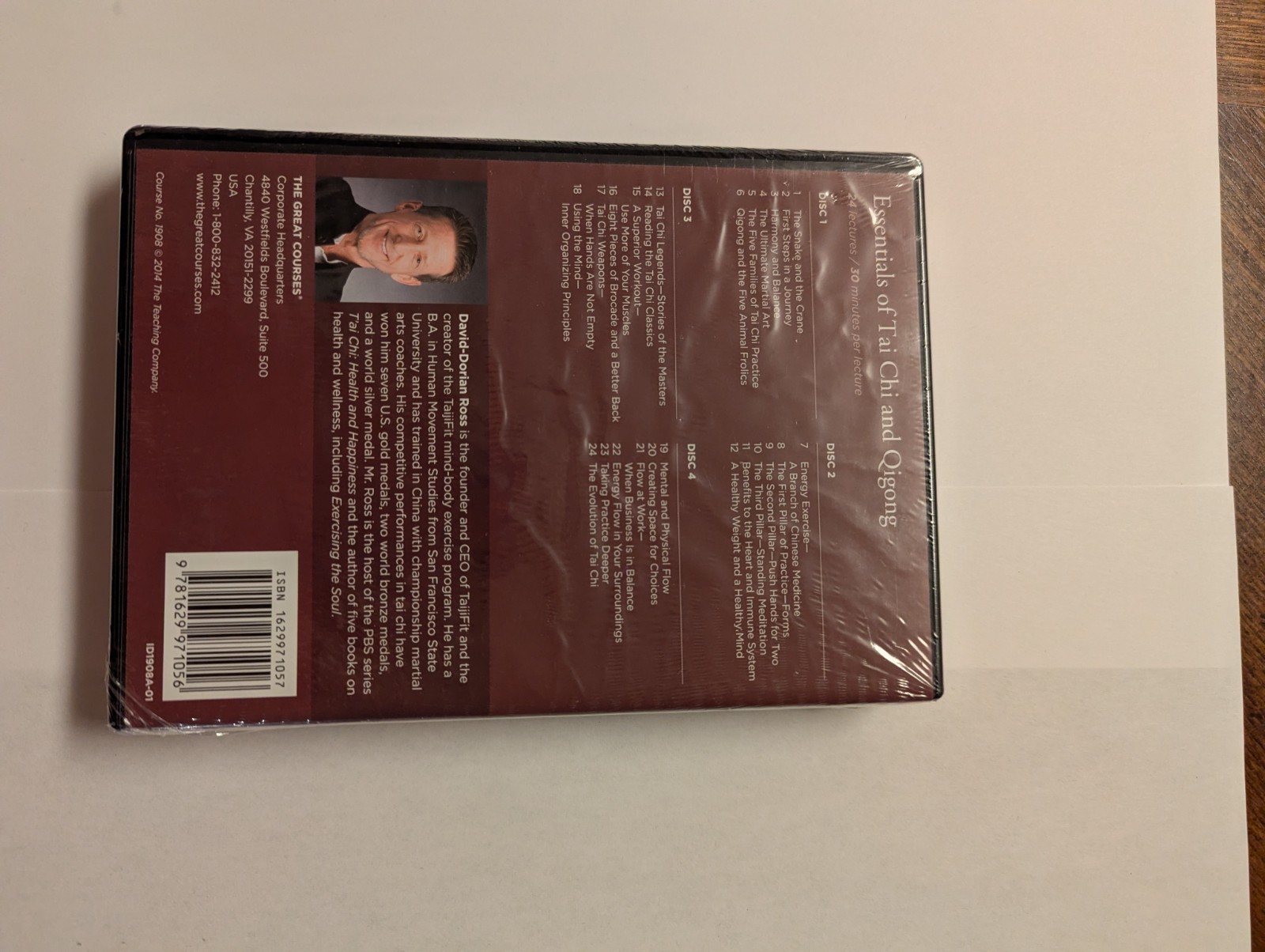 NEW The Great Courses Essentials Of Tai Chi And Qigong 4 DVD Set Guide SEALED