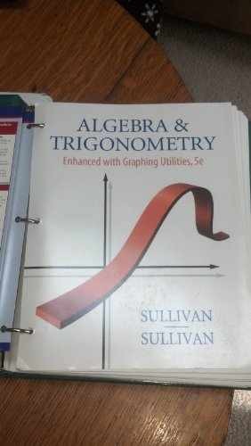 Algebra & Trigonometry: – Hardcover, by Sullivan Michael; Sullivan – Very Good