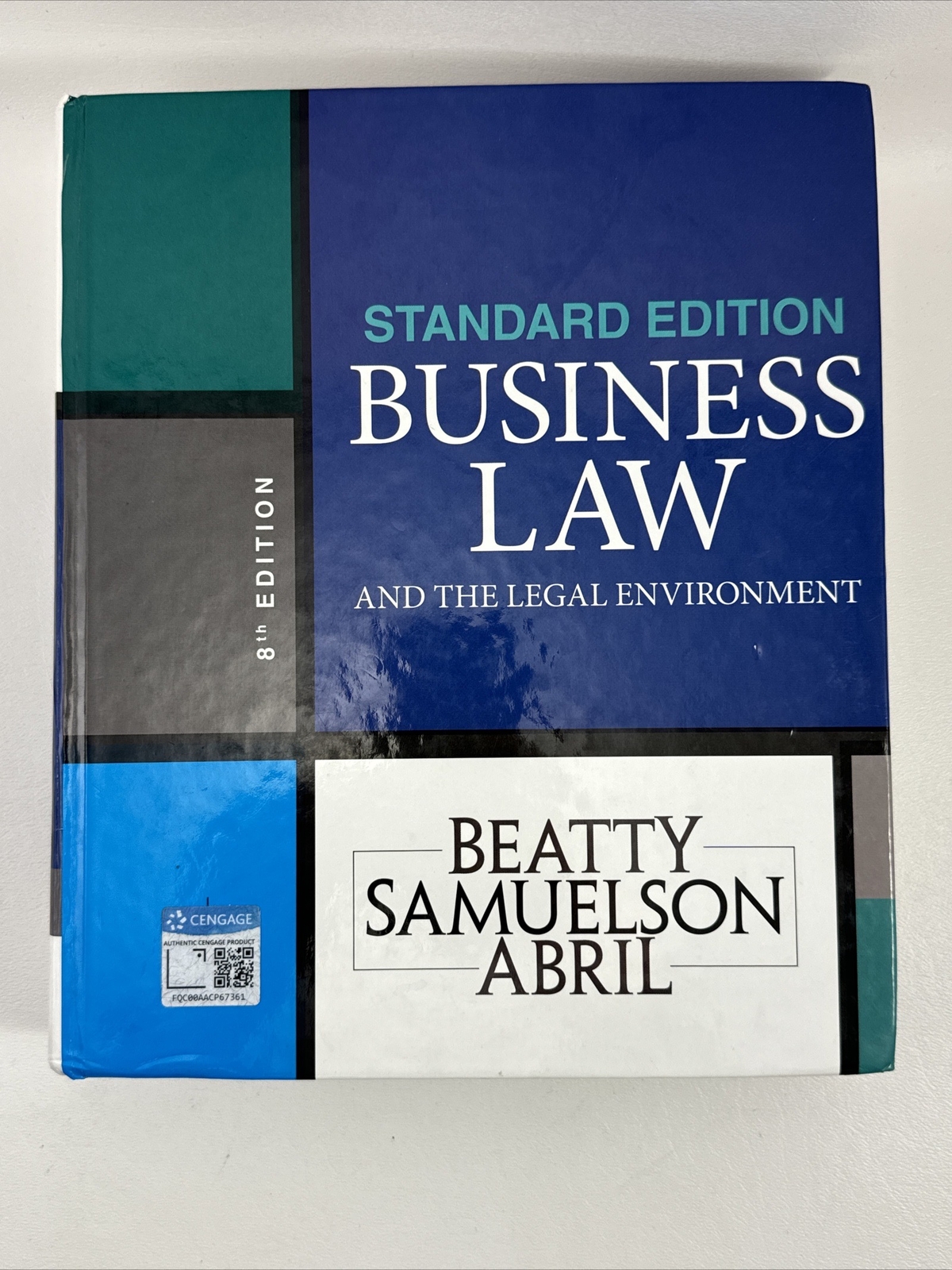 Business Law and the Legal Environment, Standard Edition 8th Edition 8e CENGAGE
