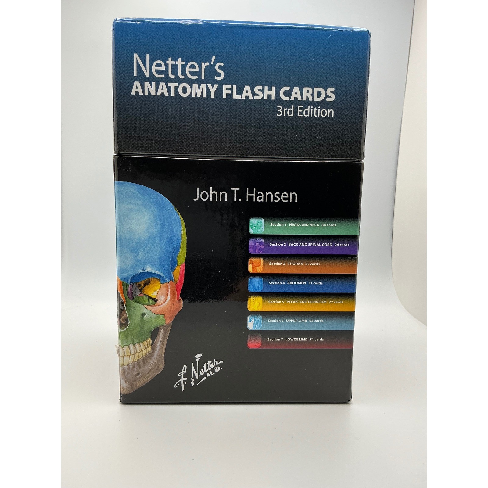 Netter’s Anatomy Flash Cards 3rd Edition John T. Hansen Excellent Condition