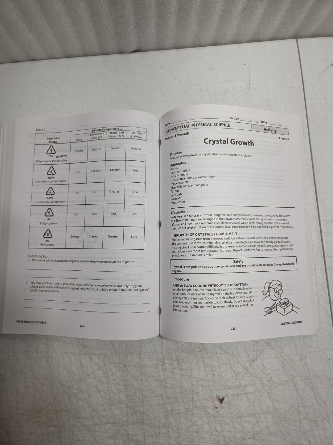 New – Laboratory Manual for Conceptual Physical Science Paul Hewitt No Markings