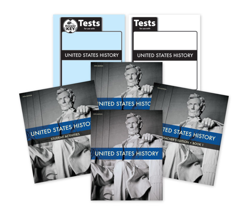 NEW BJU 11th grade UNITED STATES HISTORY Complete Subject Kit 5th ed US HISTORY