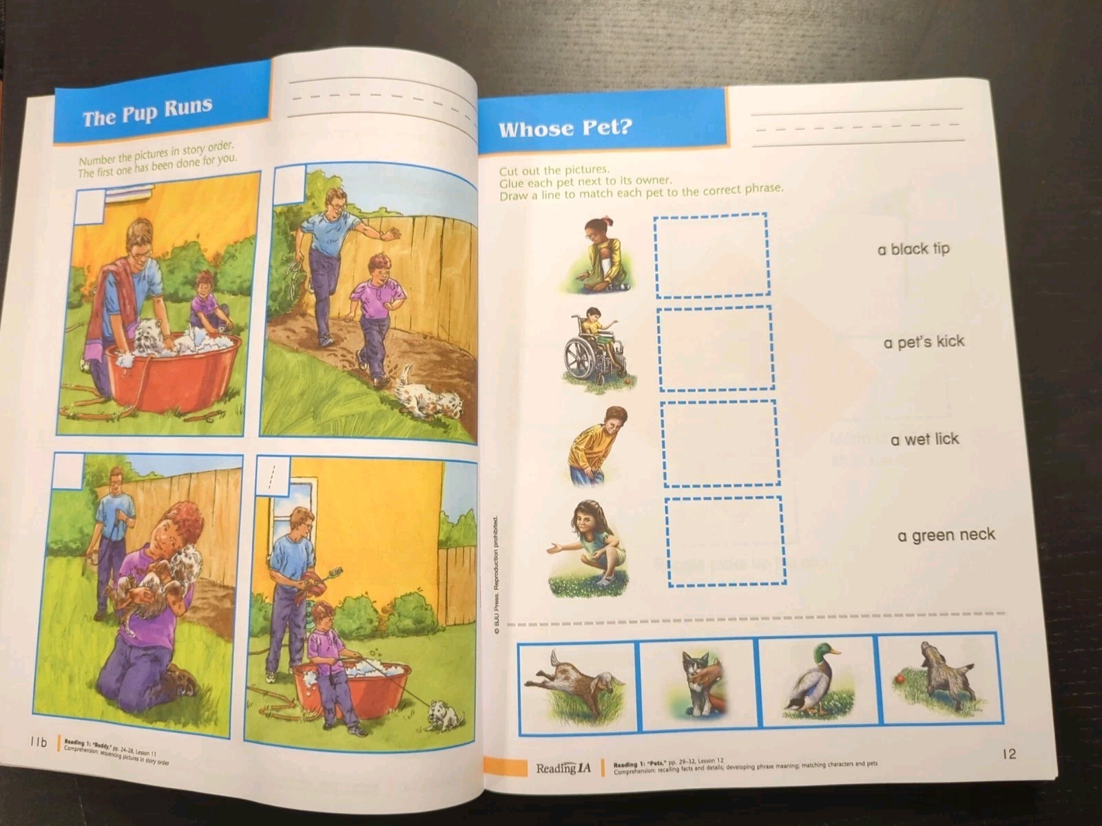 BJU Reading 1 Student Worktext 4th Edition 275206 Bob Jones Press 1st Grade NEW