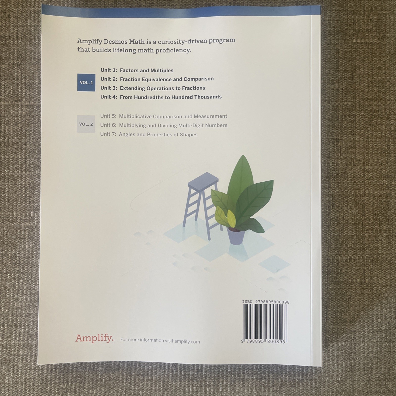 Amplify Desmos Math California Student Edition: 4 Volume 1