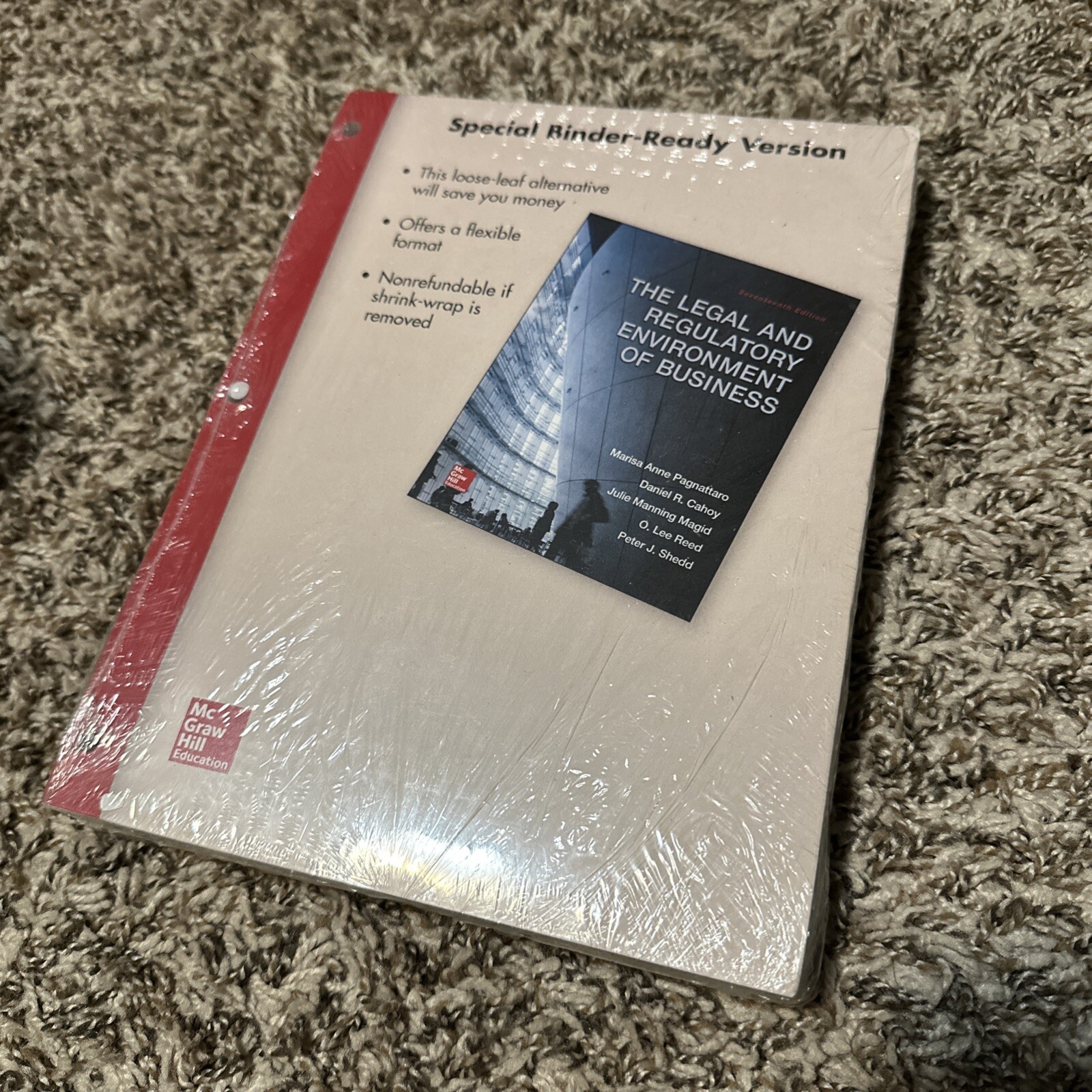 The Legal & Regulatory Environment of Business Seventeenth Edition Binder Ready