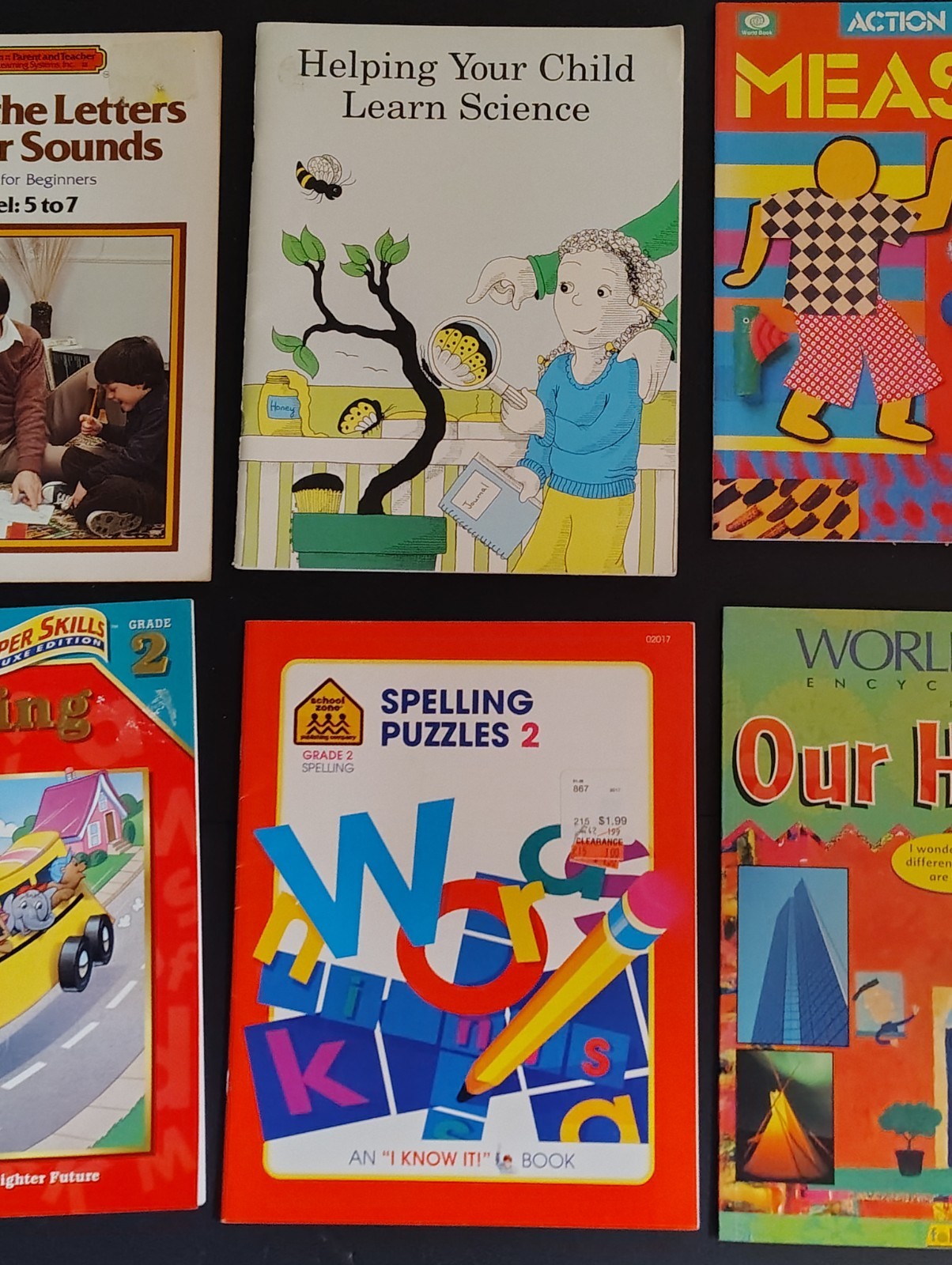 Vntg 1979, 1990s Educational Teaching Books For Yrs 4-7 Various Titles & Subject