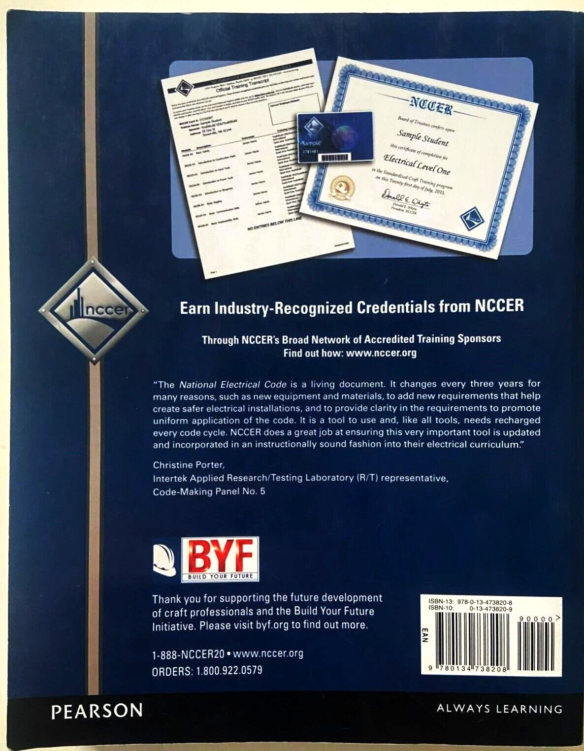 NCCER Electrical Trade Level 1 Trainee Guide 9th Edition Paperback PEARSON Book
