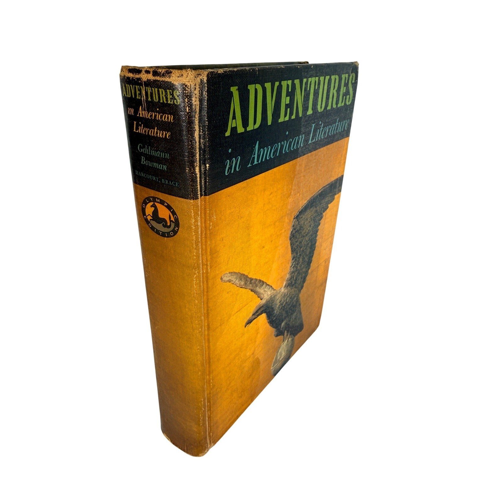Adventures in American Literature Hardcover Book 1958 RARE