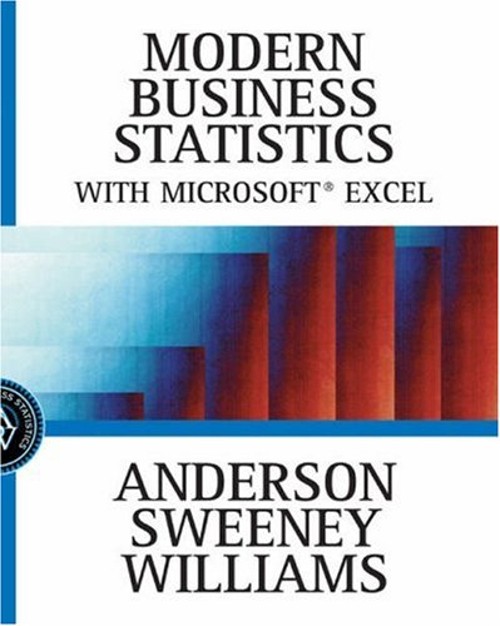 Modern Business Statistics with Microsoft Excel Hardcover