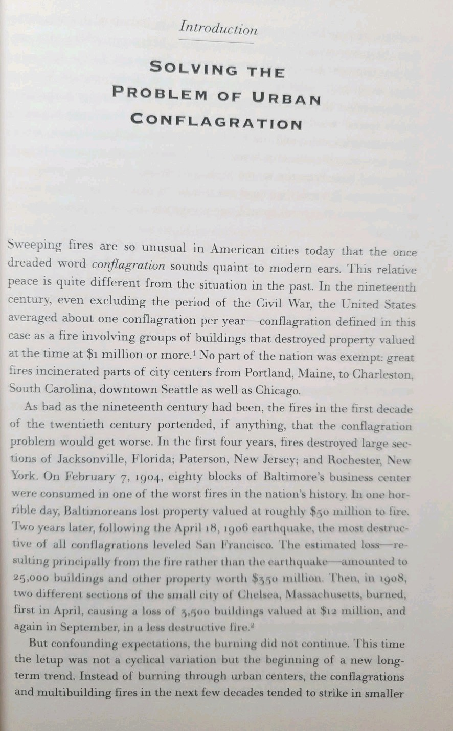 The Fireproof Building By Sara Wermiel Public Safety 2000 1st Edition HC DJ