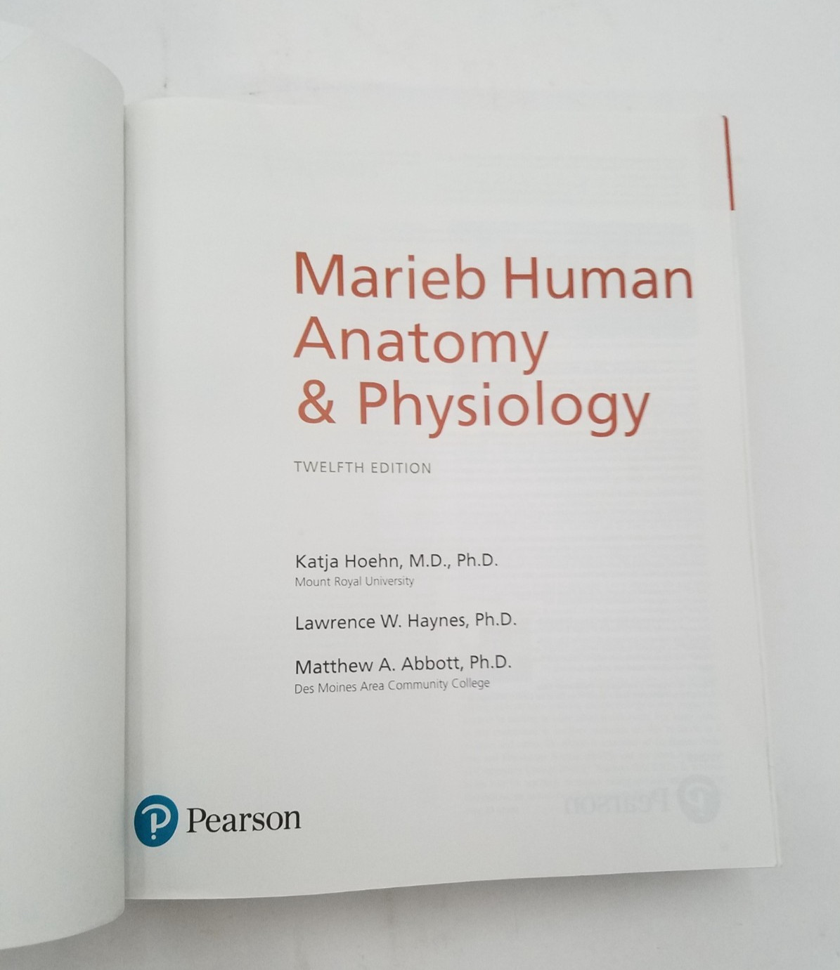 Marieb Human Anatomy & Physiology 12th Edition 2025 – 9780138242732