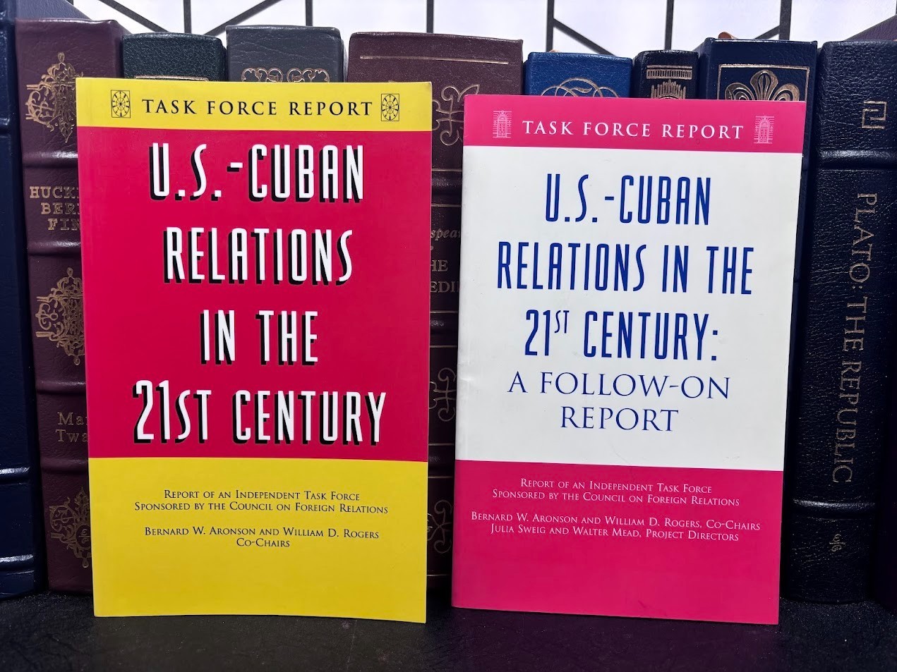 US Cuban Relations 21st Century CFR Task Force Two Report Set Aronson Rogers LN+