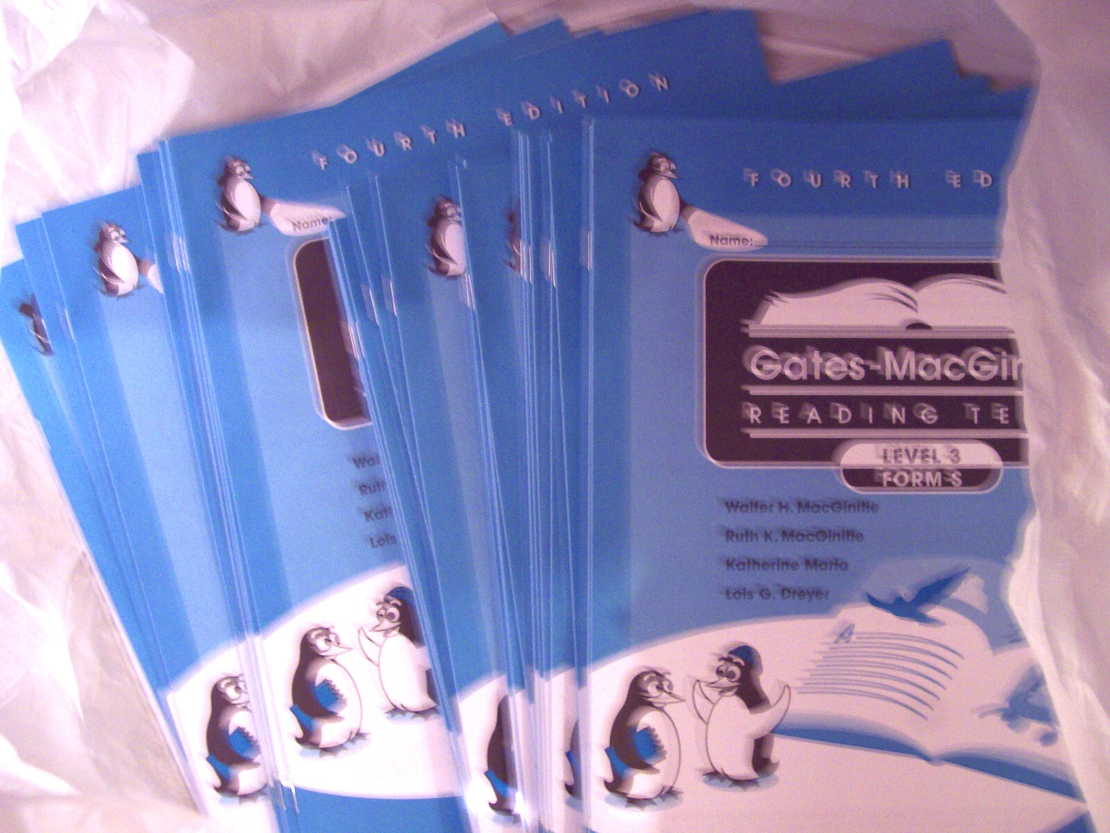 Gates-MacGinitie Reading Tests Fourth Edition Level 3 Form S