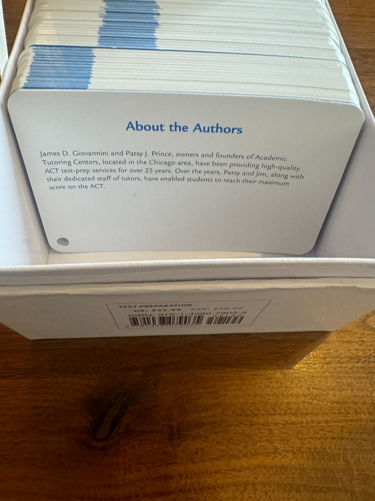 Barron’s ACT Flash Cards 3rd Edition 400 Test Prep Study Set