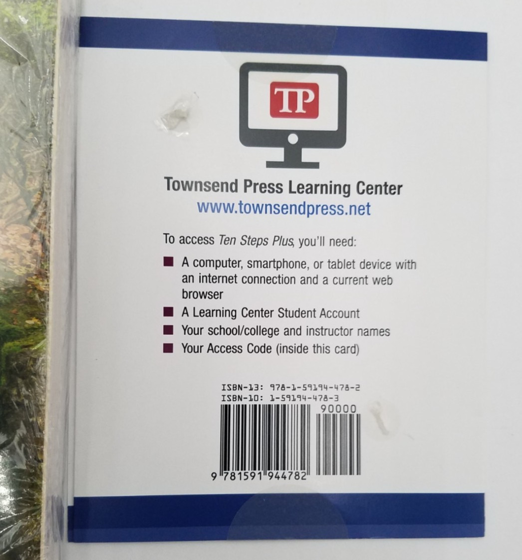 Ten Steps to Improving College Reading Skills, 7/e W/Code -9781591945697