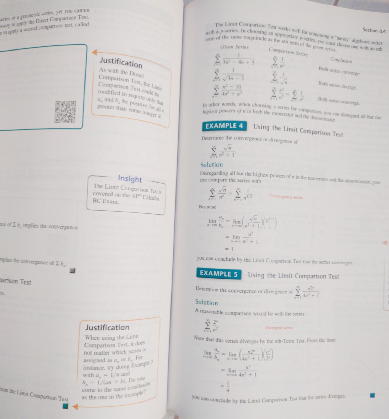 Calculus for AP, 2nd Edition, Calc Chat, Larson, VG, Hardcover