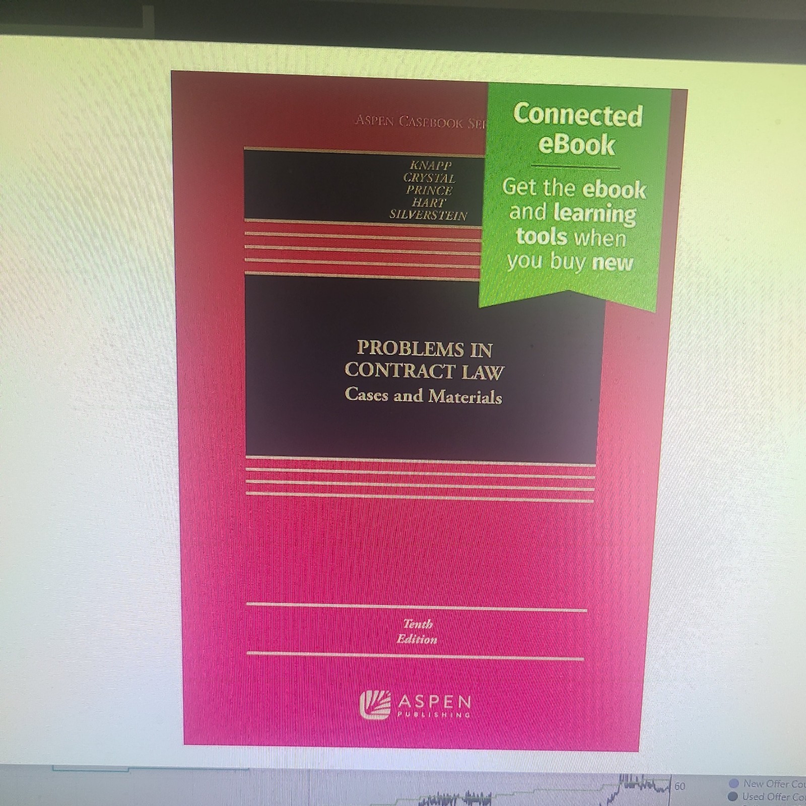 CONNECTED EBOOK ONLY – Problems in Contract Law : Cases and Materials 10th