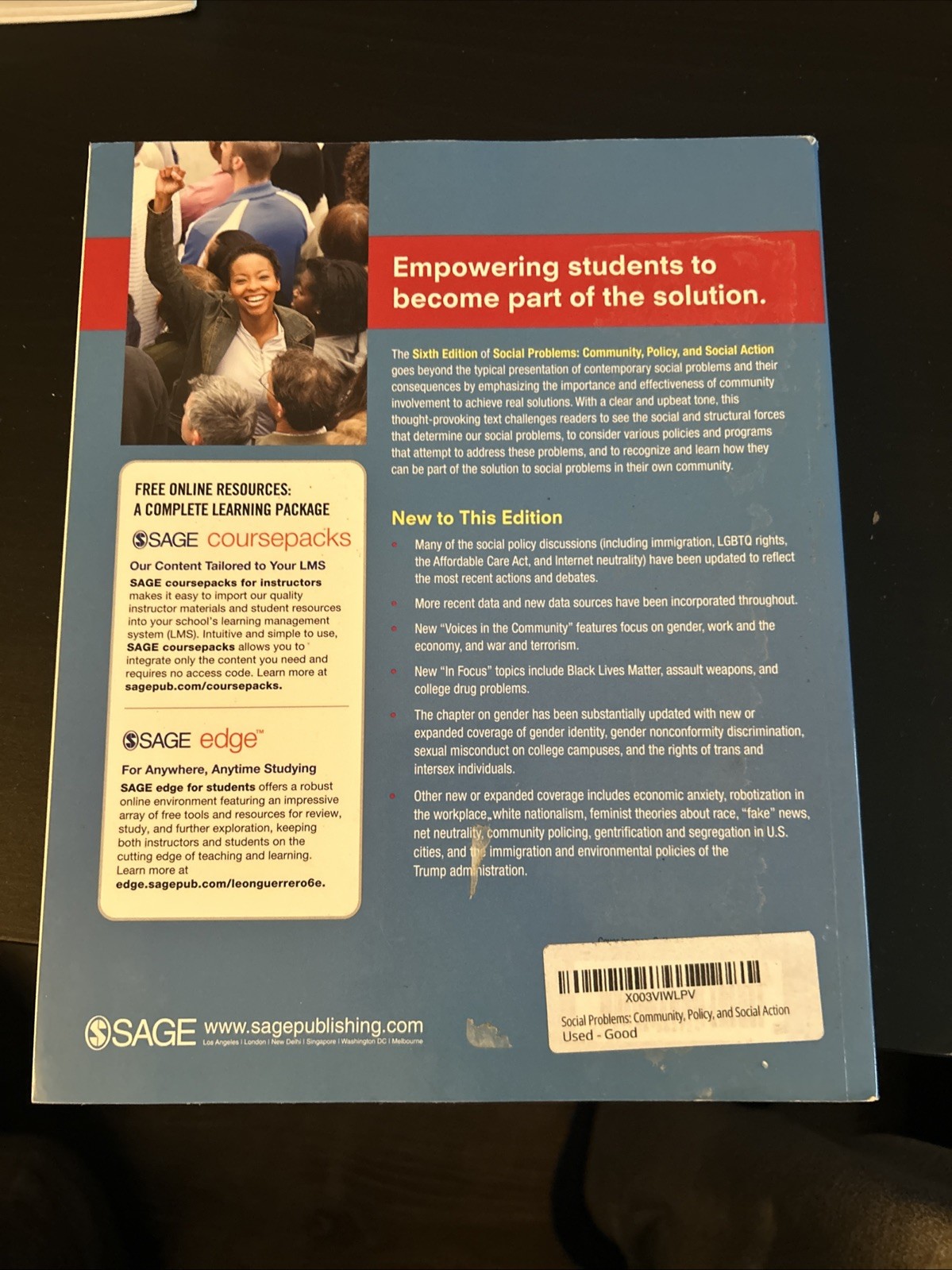 Social Problems : Community, Policy, and Social Action by Anna Y. Leon-Guerrero