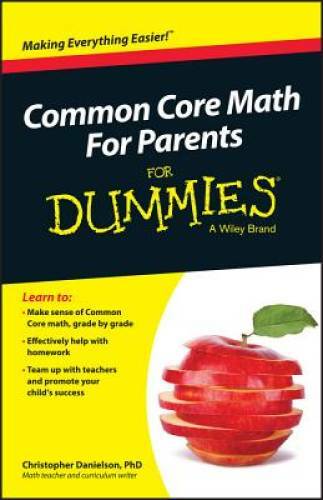 Common Core Math For Parents For Dummies with Videos Online – Paperback – GOOD