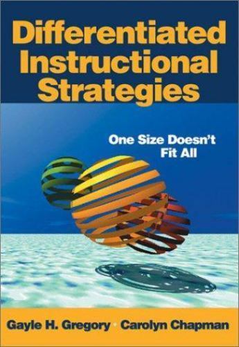 Differentiated Instructional Strategies: One Size Doesn′t Fit All hardcover Us