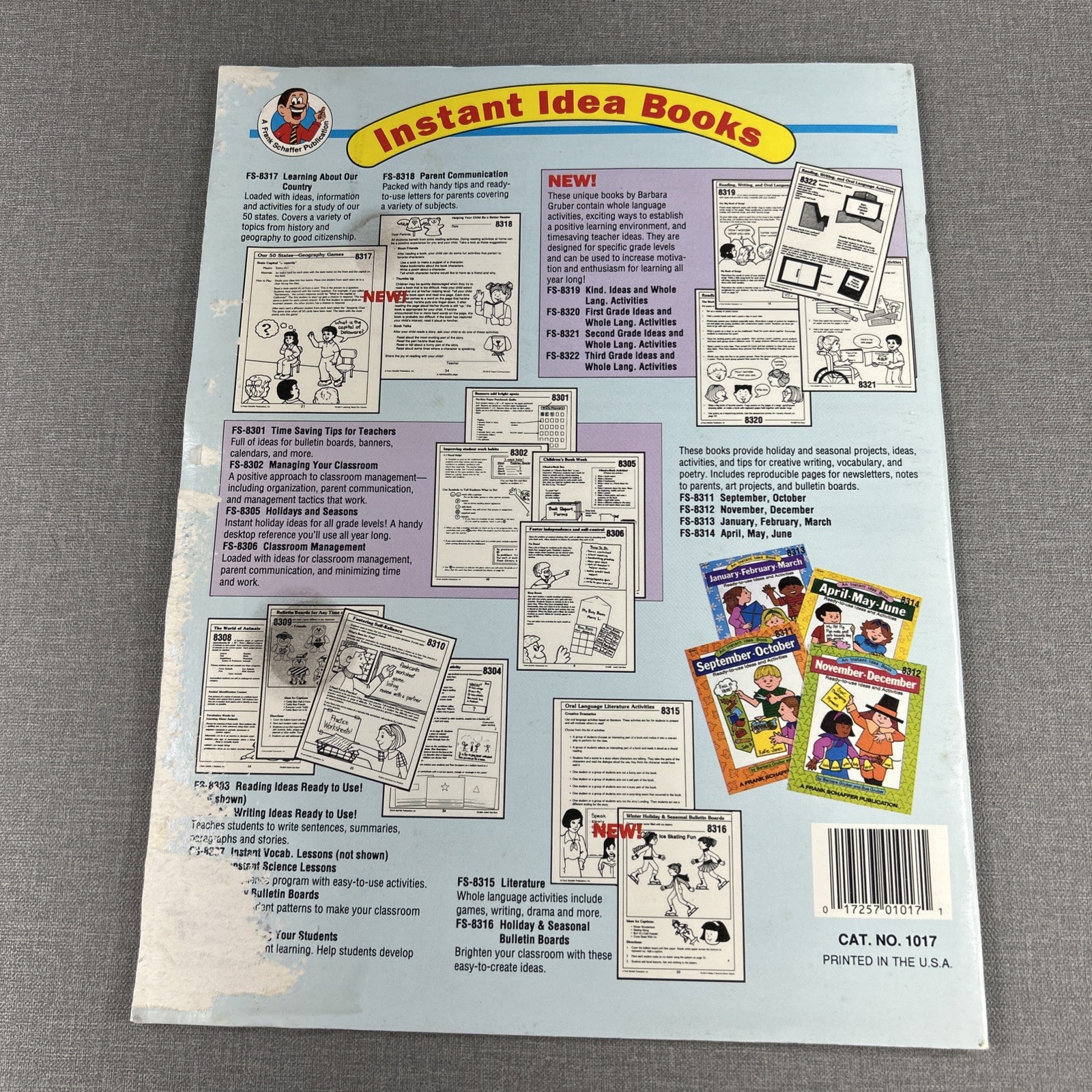 Literature Library Volume 5 Creative Ideas & Activity Sheets 1990 Workbook