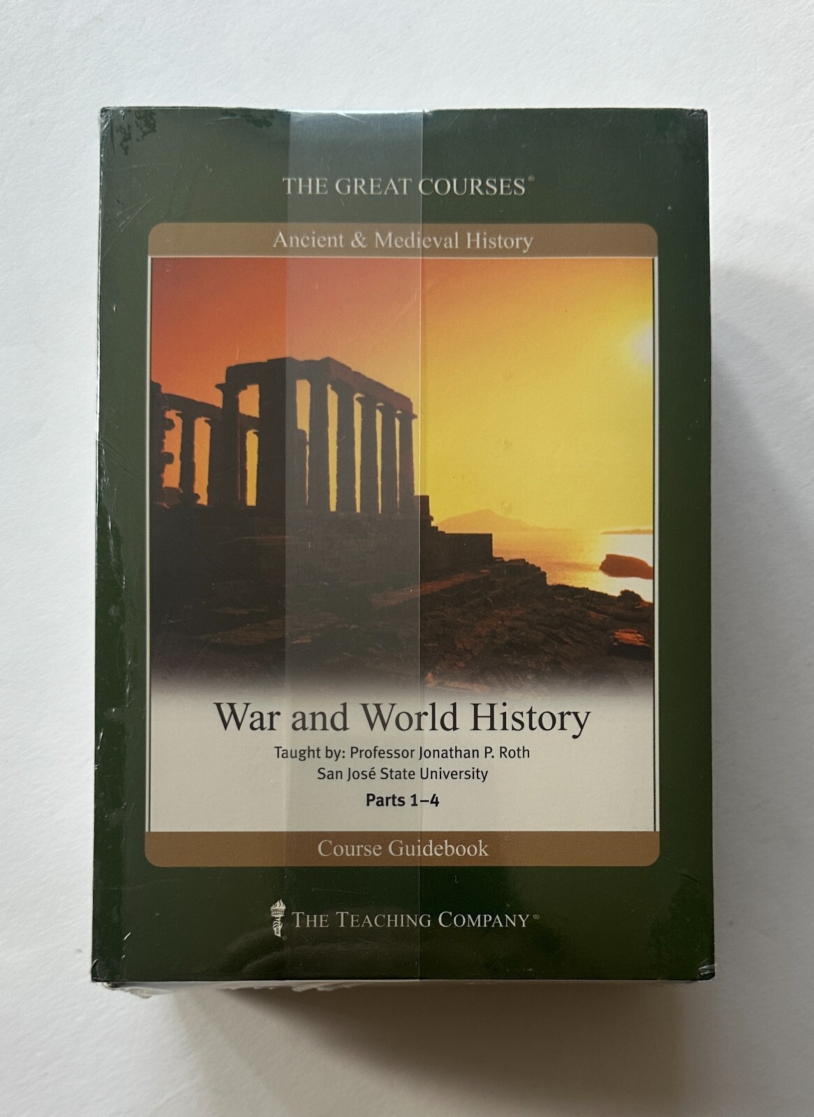 THE GREAT COURSES War and World History Parts 1-4 | 8-Disc DVD/Guidebook Set
