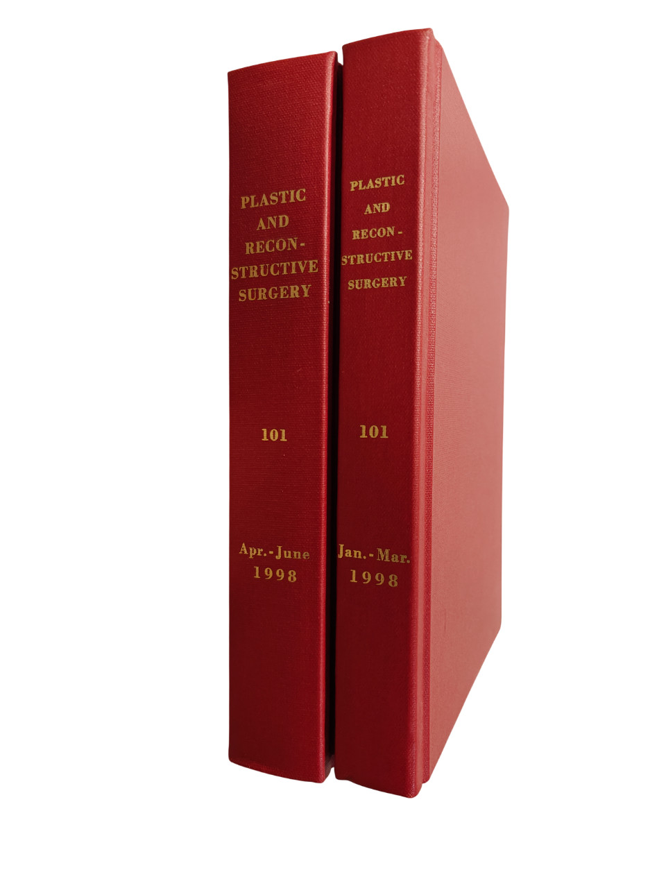 Plastic and Reconstructive Surgery Vol 101 Nos 1–7 1998 | 2-Book Hardcover Set