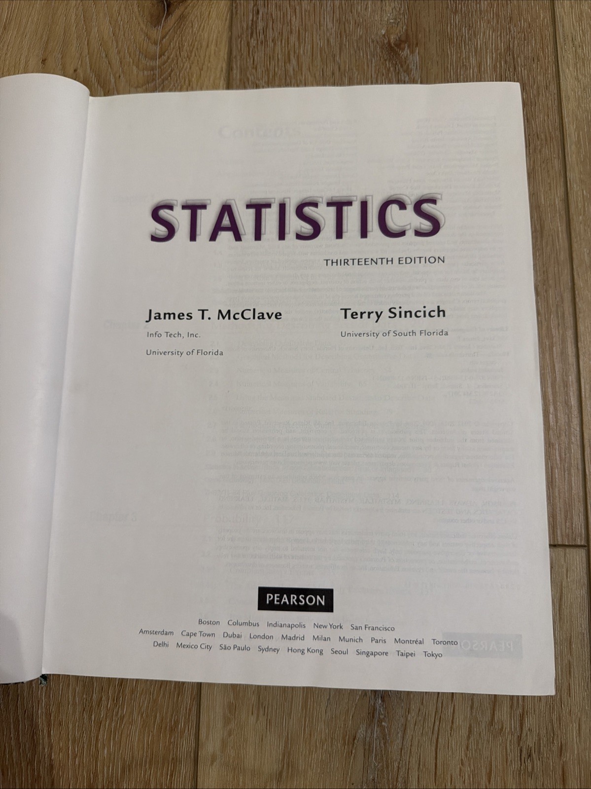 Statistics by Terry Sincich and James T. McClave (2016, Hardcover)