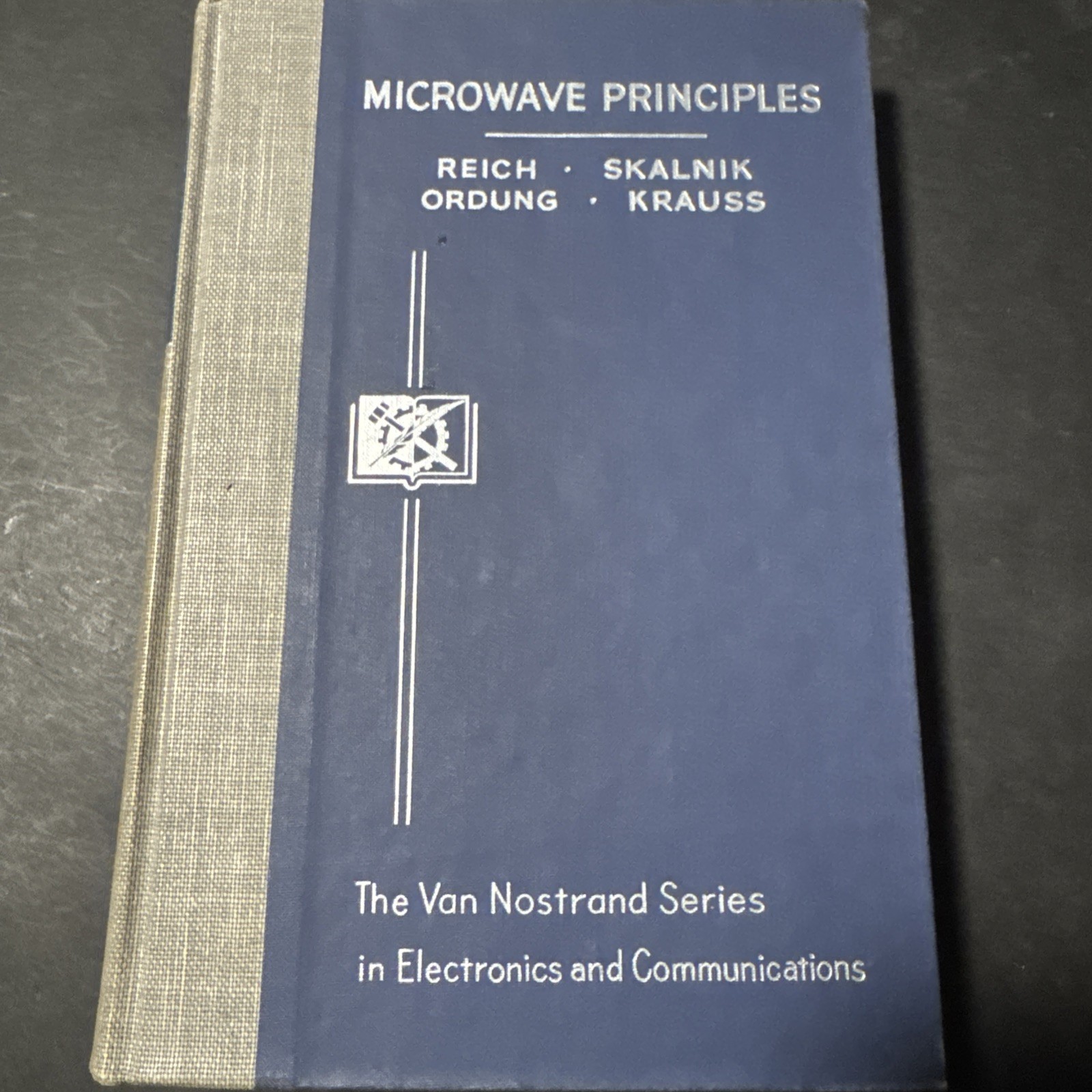 Microwave Principles The Van Nostrand Series 1959 Reich Skalnik Ordung Krause HC