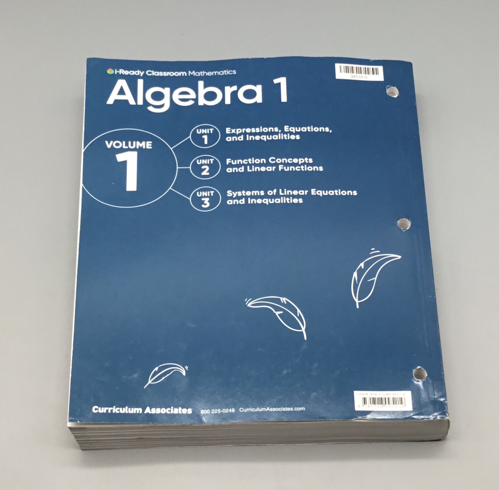 i-Ready Classroom Mathematics Algebra 1 Volume 1, Student Textbook: 2026 Edition