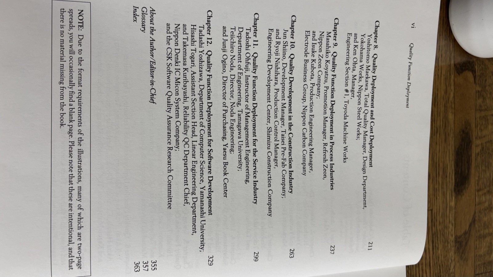 Quality Function Deployment Integrating Customer Requirements Into Product, 1990