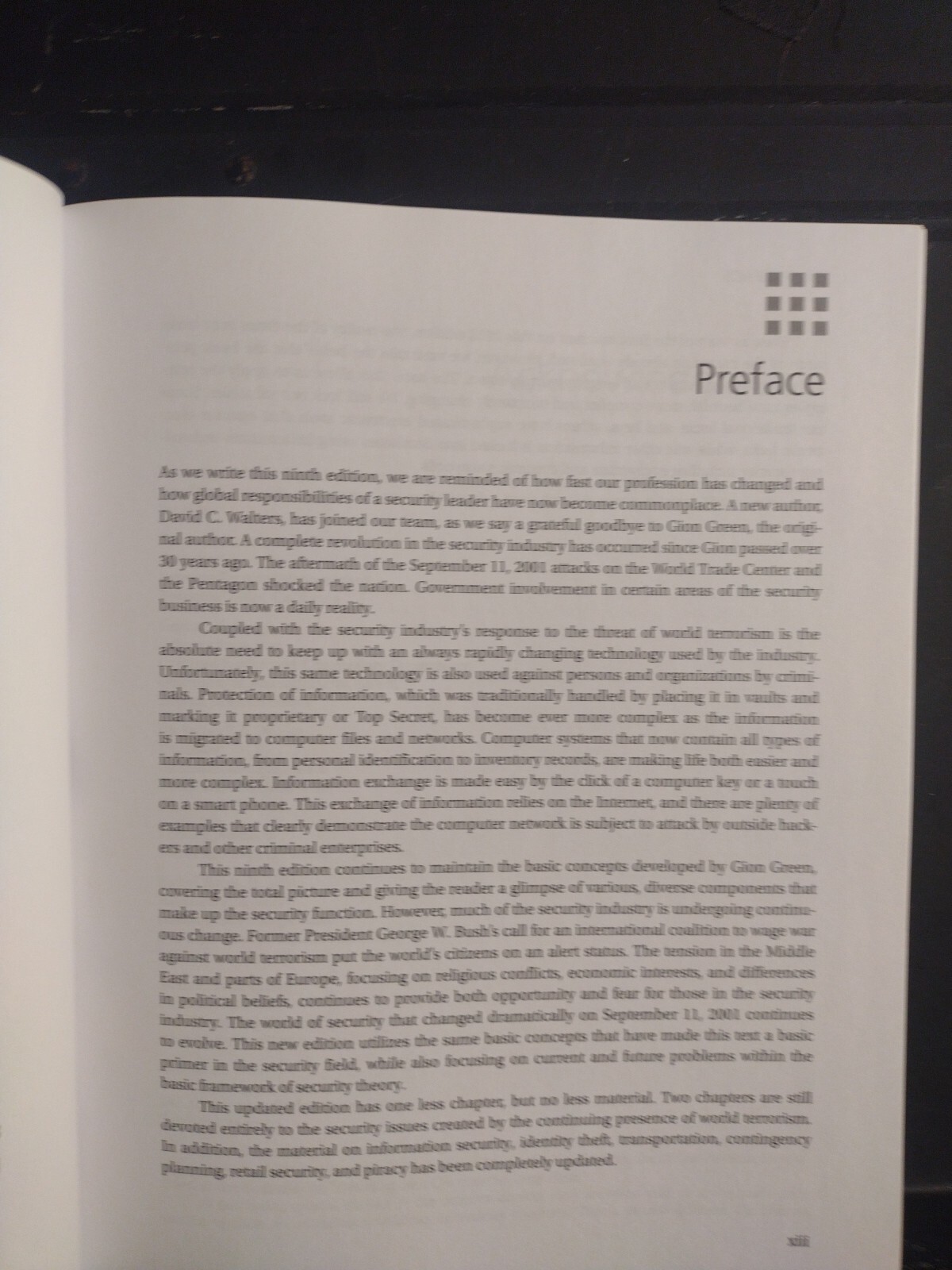 Introduction to Security, Ninth Edition Robert Fischer Hardcover 528 Pages New!