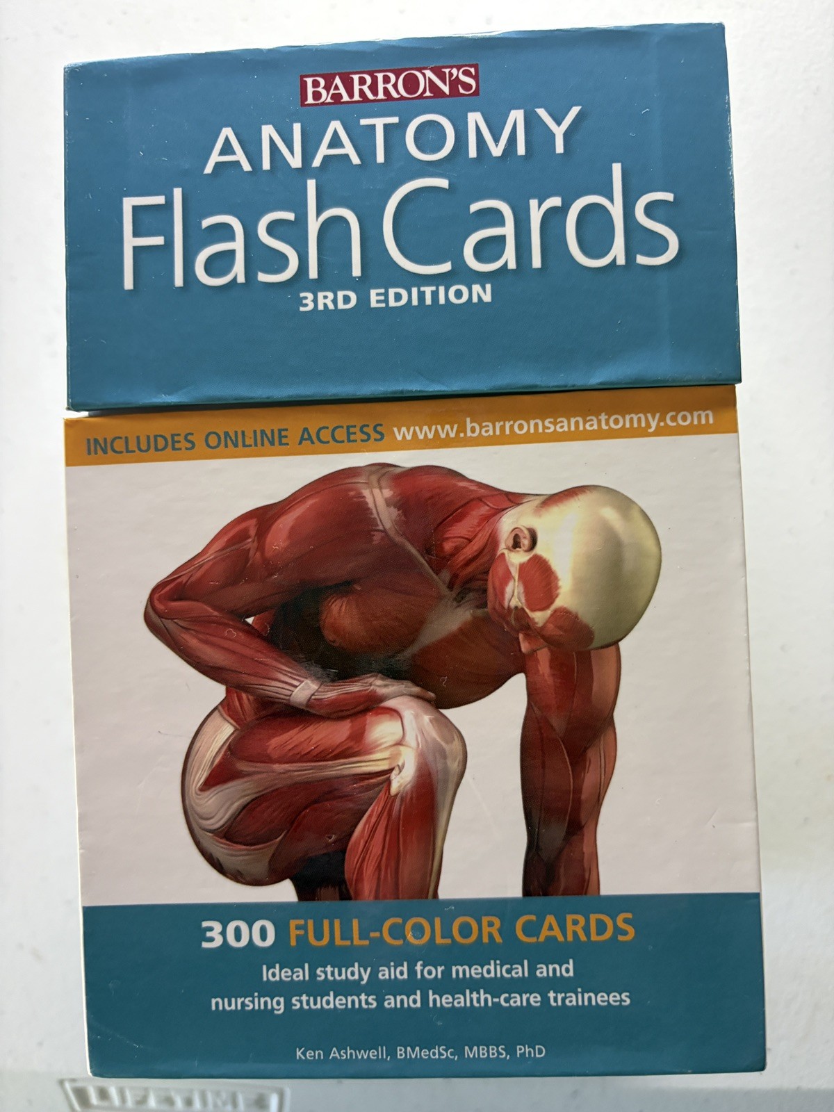Barron’s Anatomy Flash Cards – Cards By Ashwell, Ken VERY GOOD CONDITION!