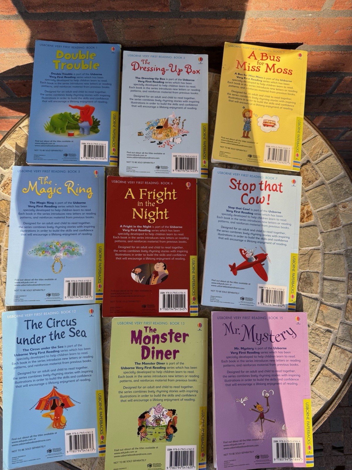 9 Usborne Very First Reading Books Preschool 3+ Homeschool Activities Puzzles