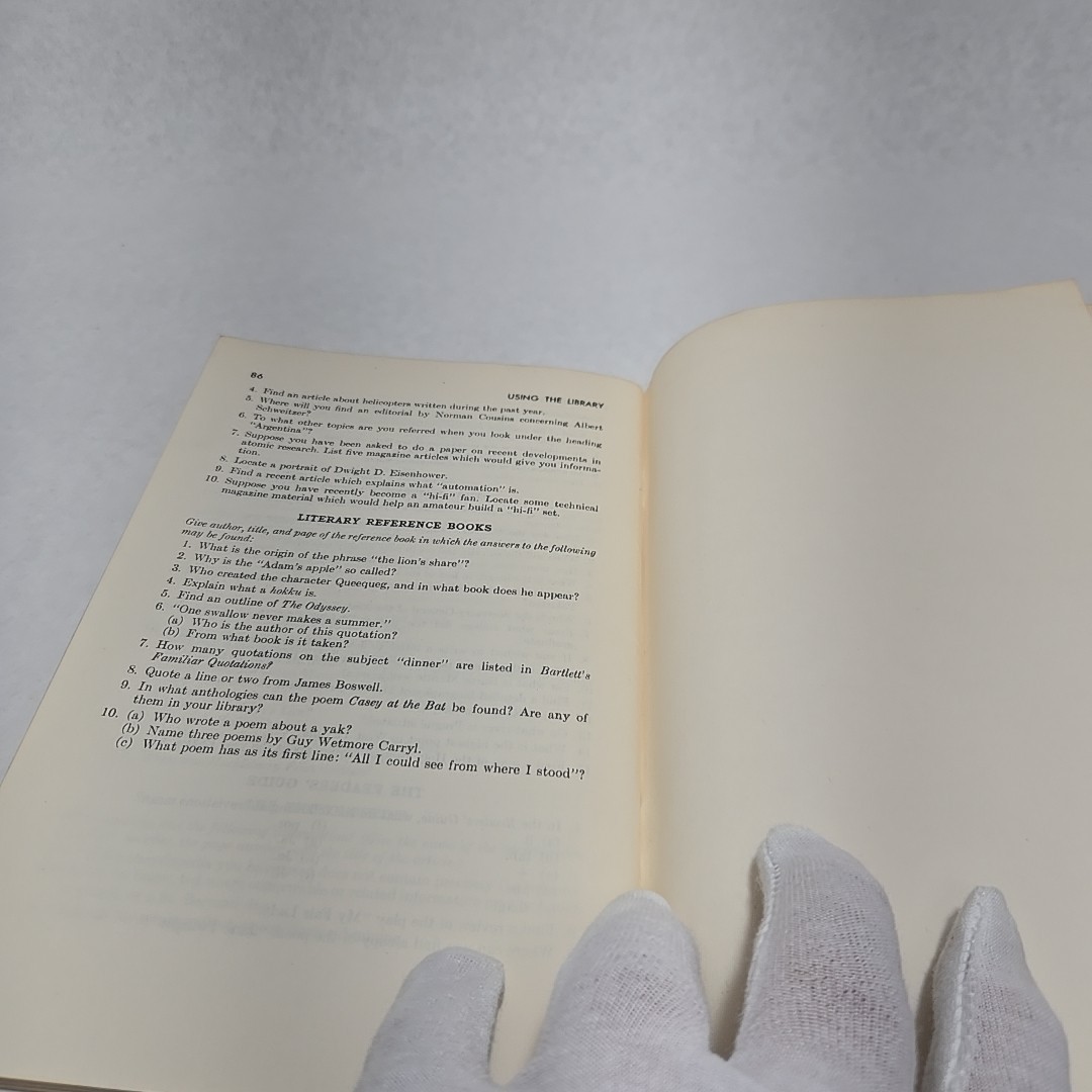 Using The Library For Reference And Research College Entrance Publications VTG