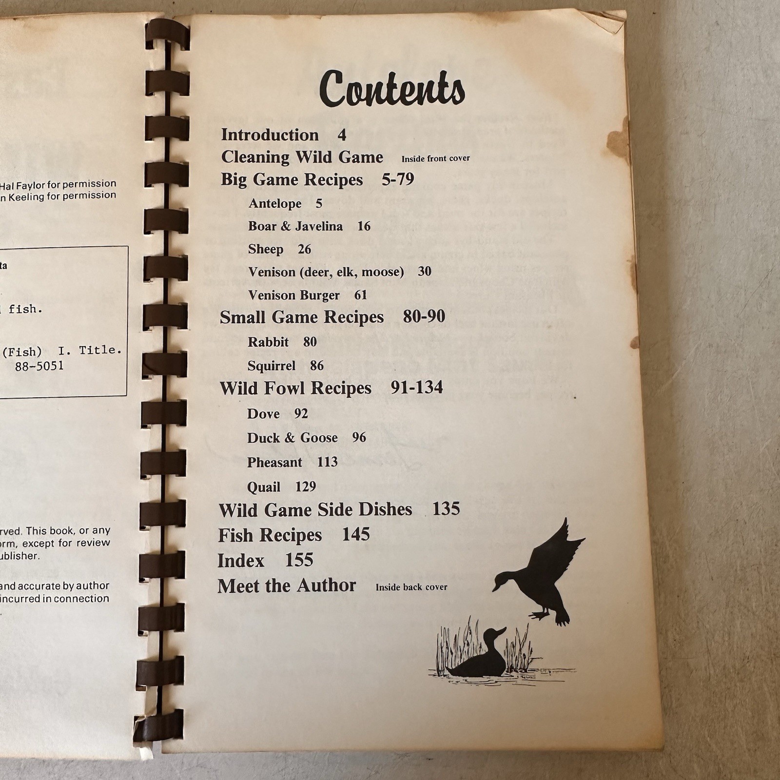 Easy Recipes for Wild Game Fish Cookbook – Plastic Comb By Ferne Holmes – GOOD