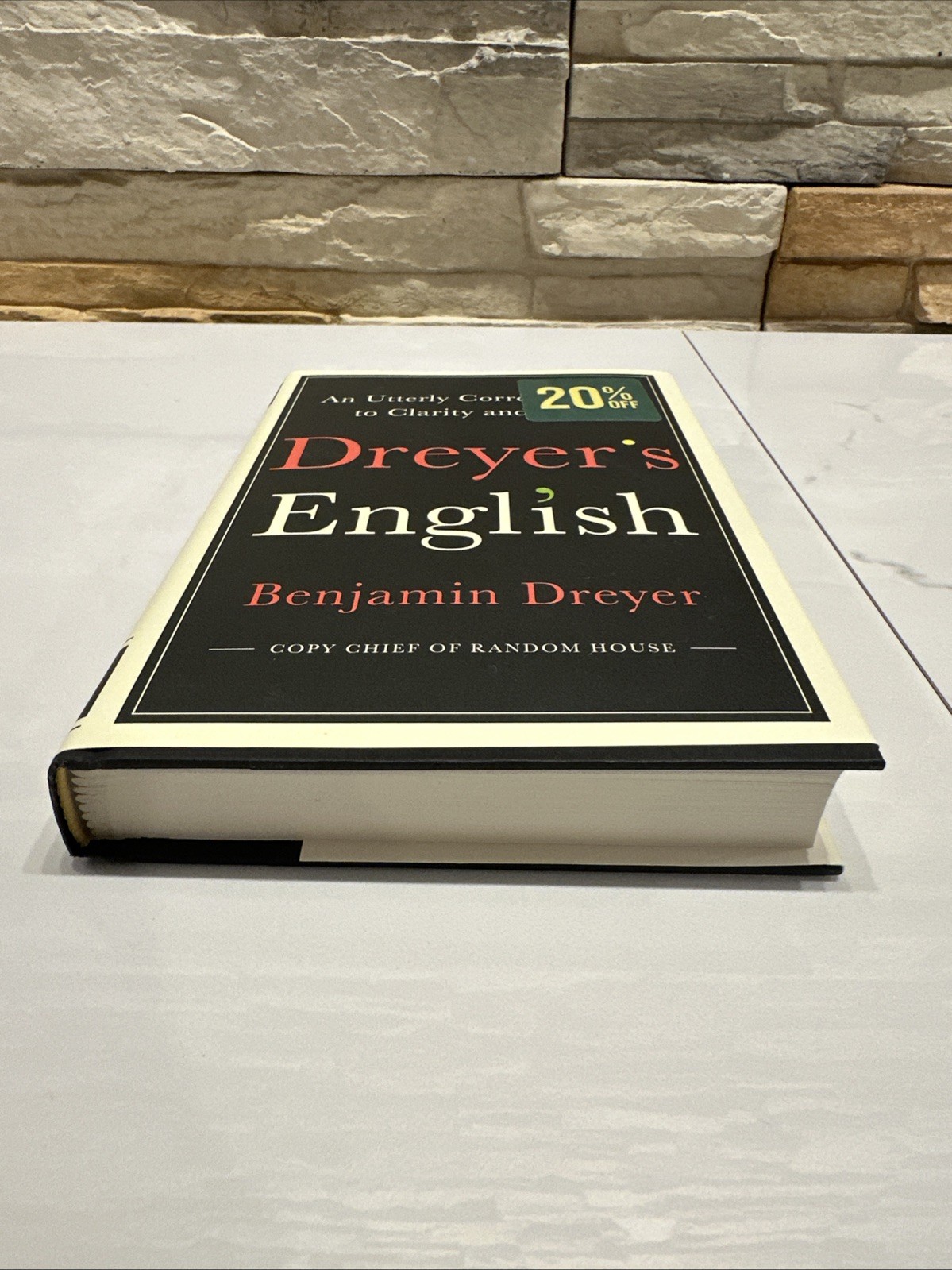 DREYER’S ENGLISH / BENJAMIN DREYER / 1ST EDITION 4TH PRINT HCDJ / STYLE GUIDE
