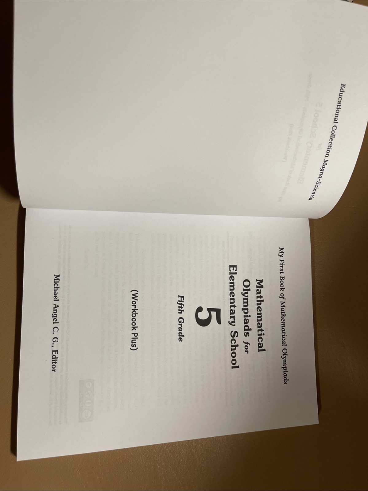 Mathematical Olympiads for Elementary School 5 Fifth Grade by Michael Angel