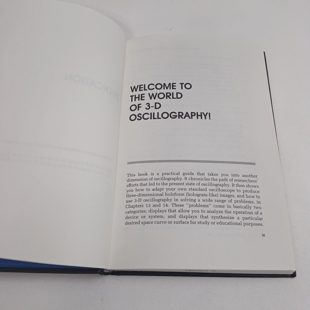 The 3-D Oscilloscope: A Practical Manual and Guide By Homer B. Tilton Hardcover