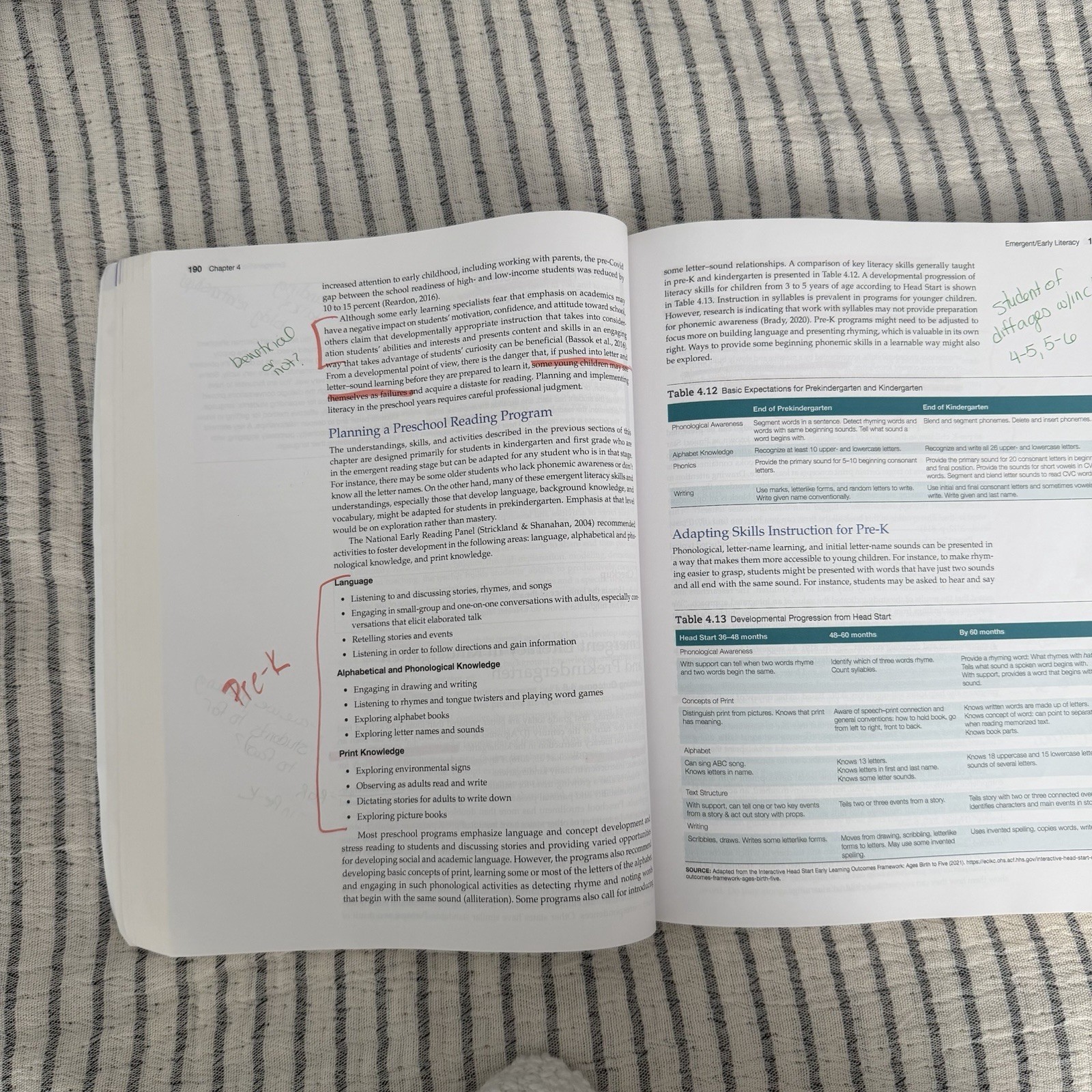 Pearson Creating Literacy Instruction Eleventh Edition Gunning Paperback