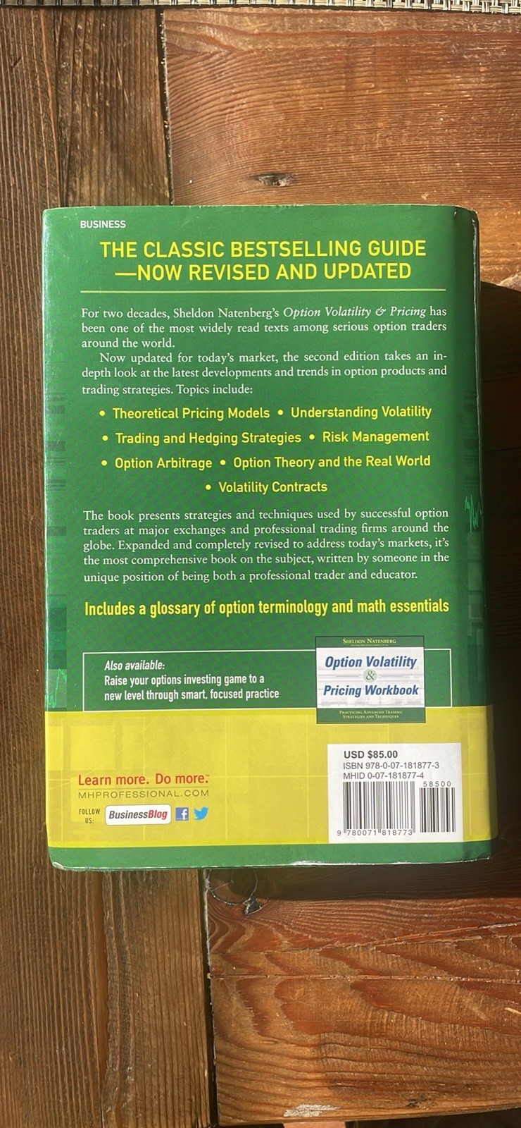 Option Volatility and Pricing: Advanced Trading Strategies and Techniques,