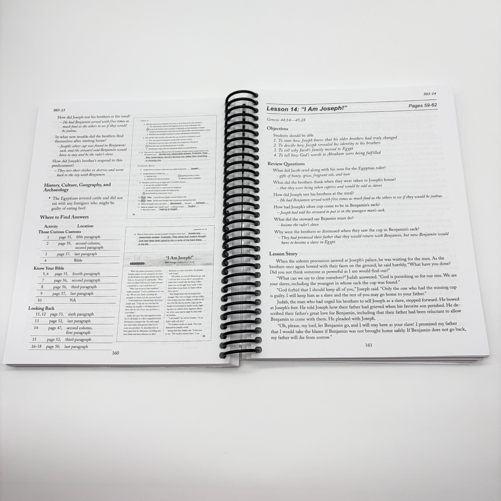 Christian Light Education Bible 5 Teacher’s Guides & Light Units 502-505