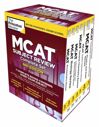 The Princeton Review MCAT Subject Review Complete Box Set, 3rd Edition: 7 Comp..